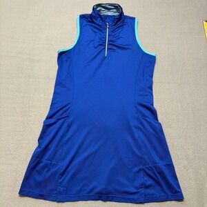 TAIL Women's Royal Blue Sleeveless Golf Tennis Dress Athletic Size M